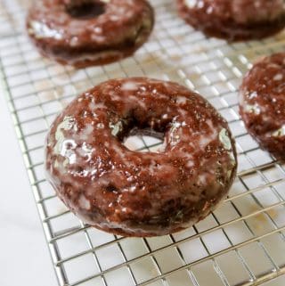 Gluten Free Chocolate Glazed Donuts