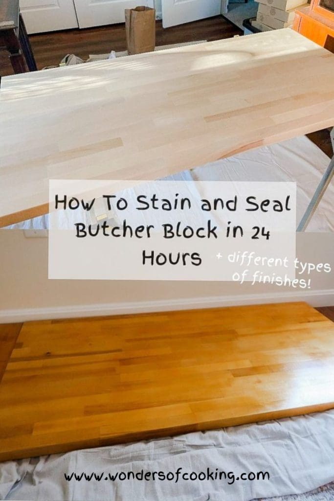 How to Stain and Seal Butcher Block