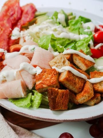 Turkey Club Salad