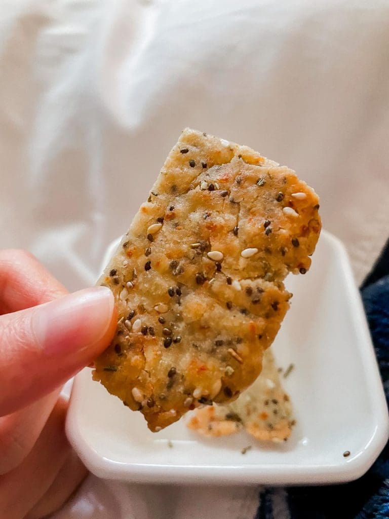 Gluten Free Sourdough Discard Crackers
