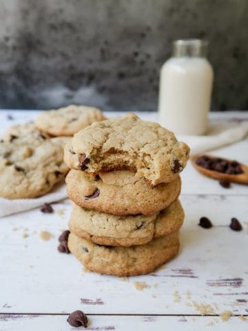 Gluten Free Sourdough Chocolate Chip Cookies